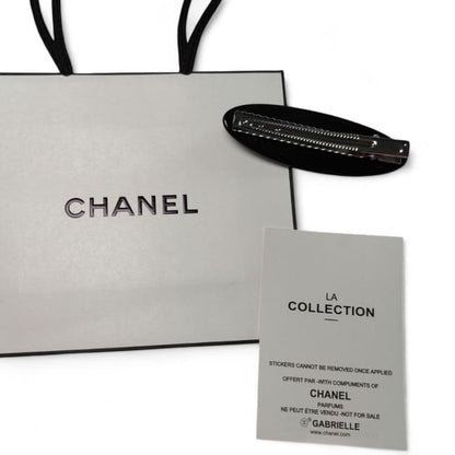 VIP/GWP Black CC Long Oval Hair Clip with Bag