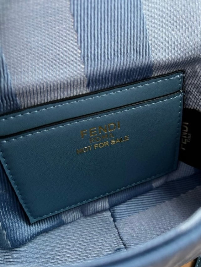 VIP/GWP Blue Monogram Baguette Bag with Box
