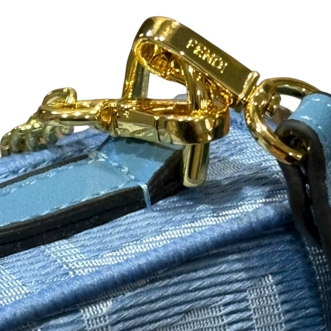 VIP/GWP Blue Monogram Baguette Bag with Box