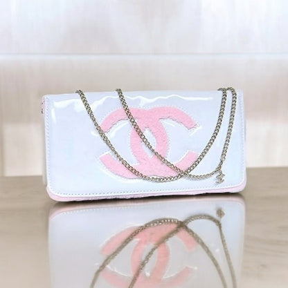 VIP/GWP White Logo Clutch Bag
