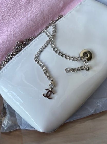 VIP/GWP White Logo Clutch Bag