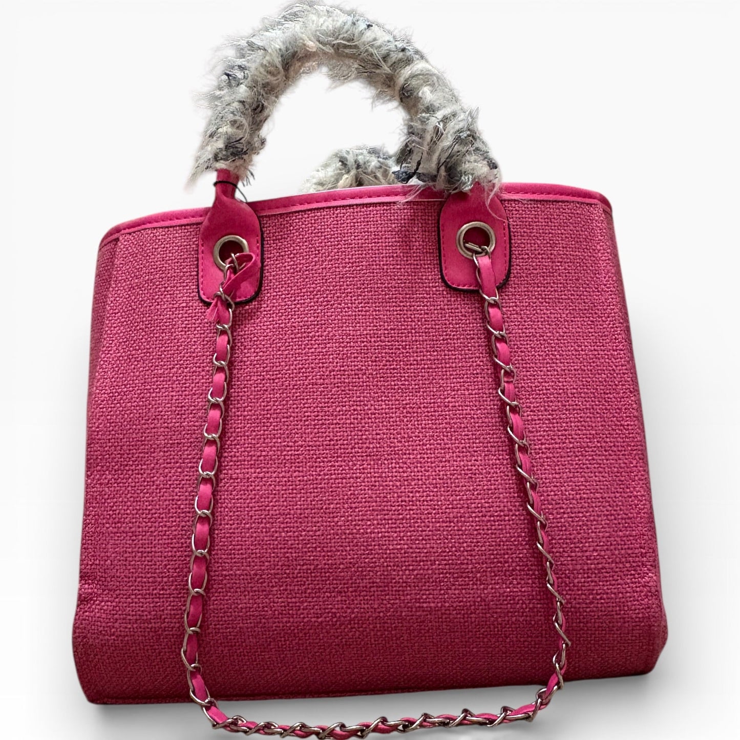 VIP/GWP Hot Pink Deauville Tote Bag with Bag