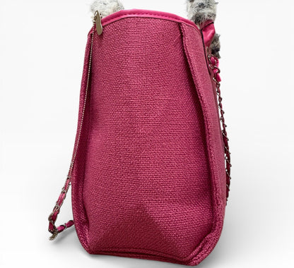 VIP/GWP Hot Pink Deauville Tote Bag with Bag