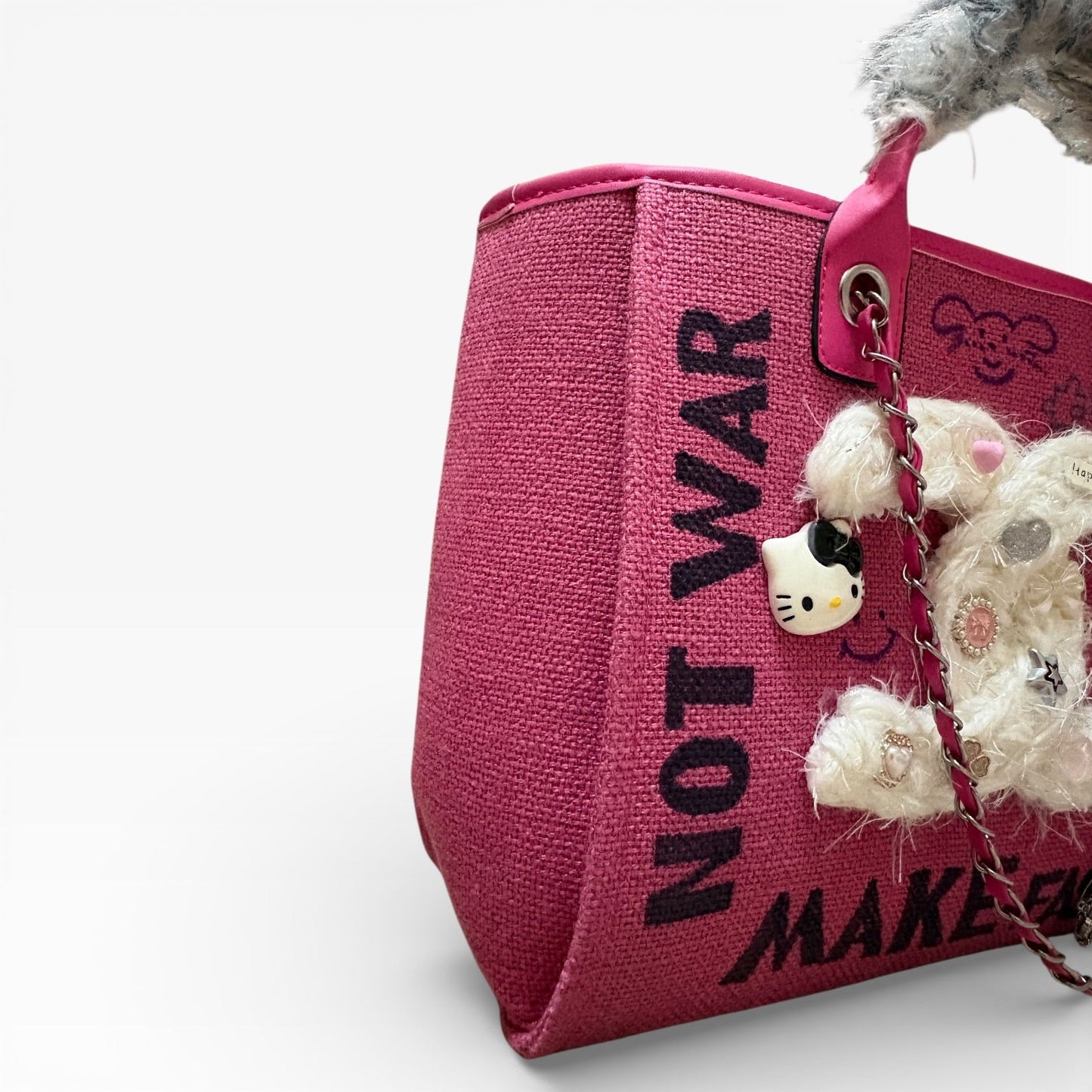 VIP/GWP Hot Pink Deauville Tote Bag with Bag