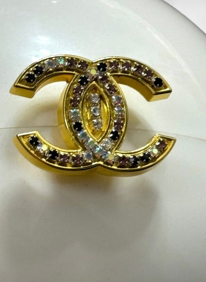 VIP/GWP White Rhinestone Clutch Bag with Box