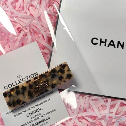 VIP/GWP Animal Print Long Rectangle Hair Clip