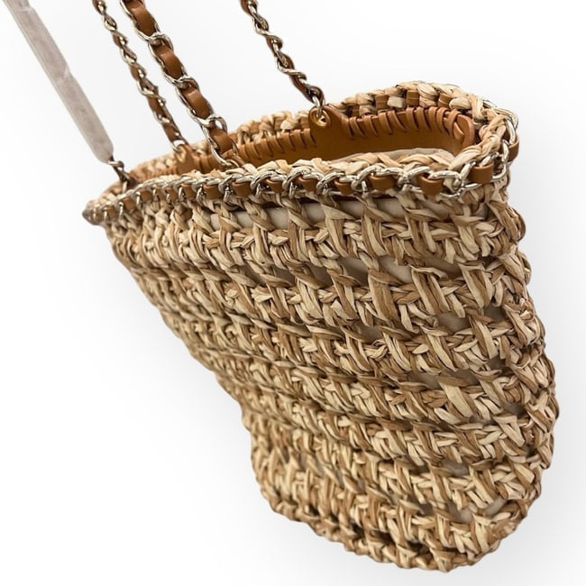 VIP/GWP Brown Woven Tote Bag