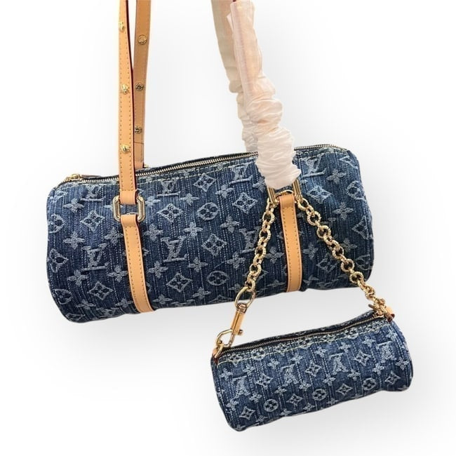 VIP/GWP Denim Monogram Bag with Box