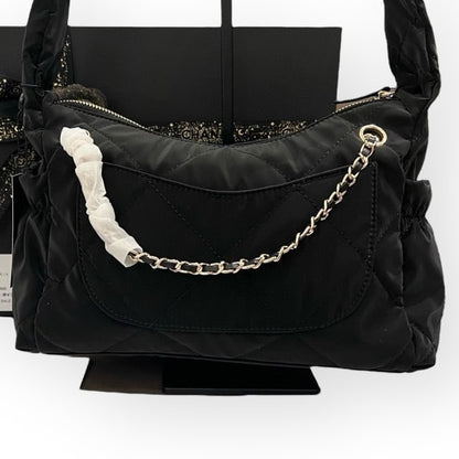 VIP/GWP Black Hobo Bag with Gift Bag