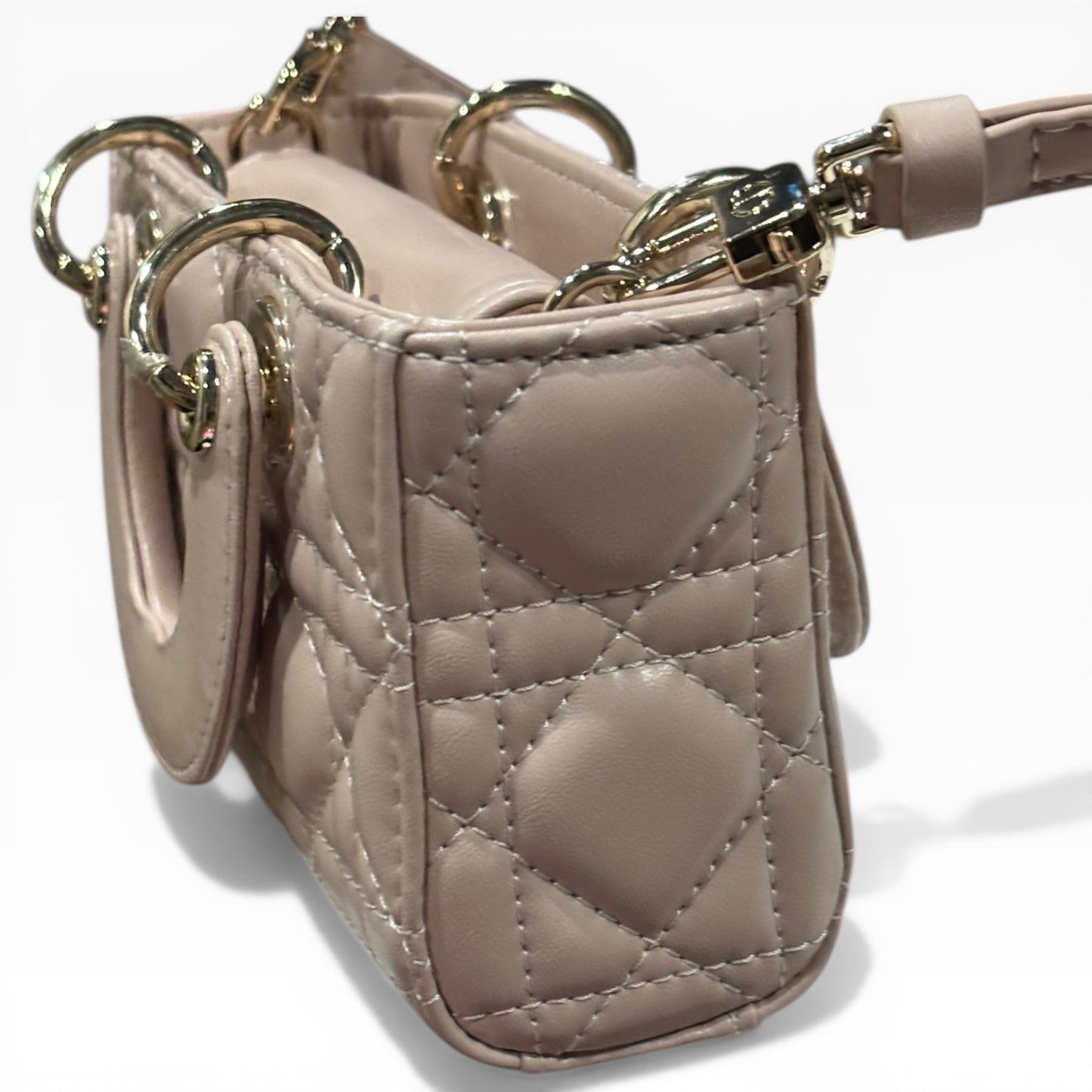 VIP/GWP Black Rhinestone Pearl Tote Bag