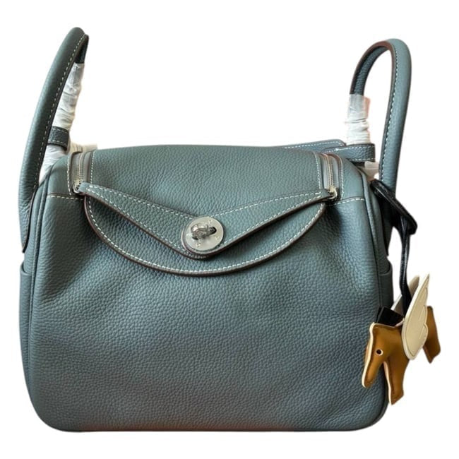 VIP/GWP Blue Taurillon Lindy Bag with Box & Dust Bag