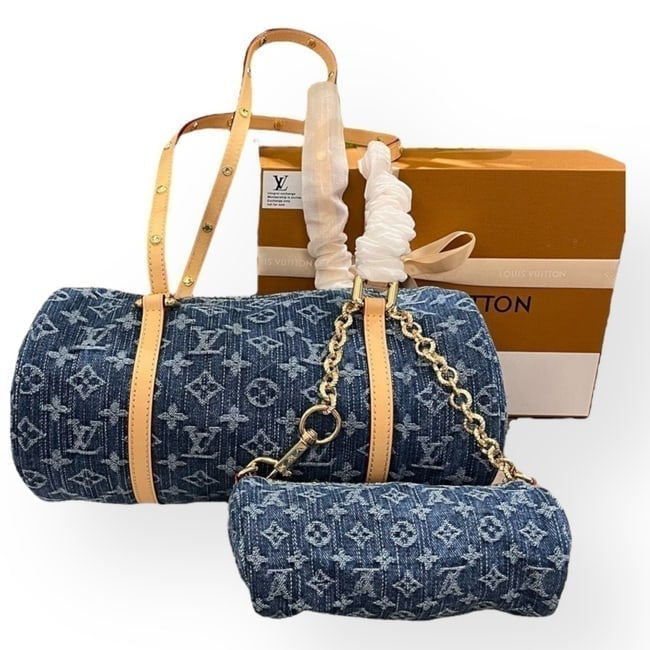 VIP/GWP Denim Monogram Bag with Box