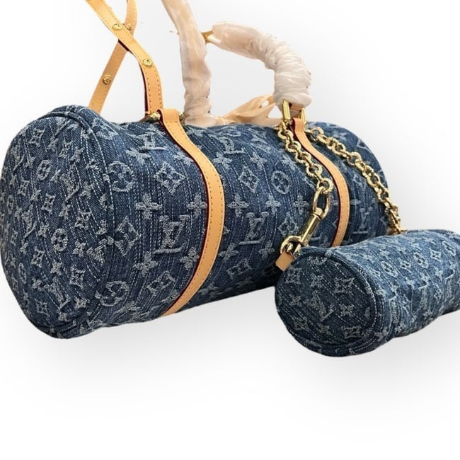 VIP/GWP Denim Monogram Bag with Box