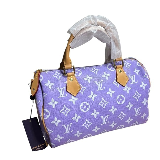 VIP/GWP Purple Mono Speedy 30 Bag with Dust Bag