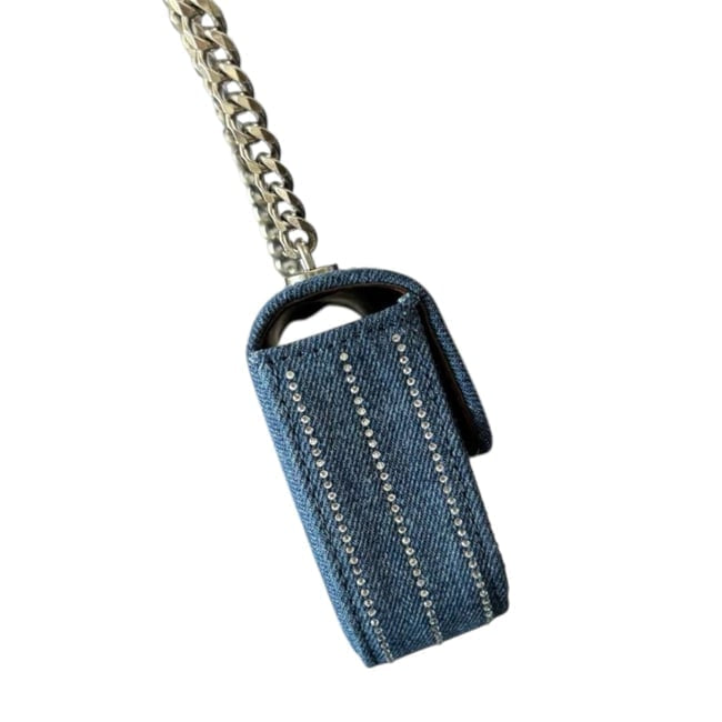 VIP/GWP Denim Rhinestone Bag
