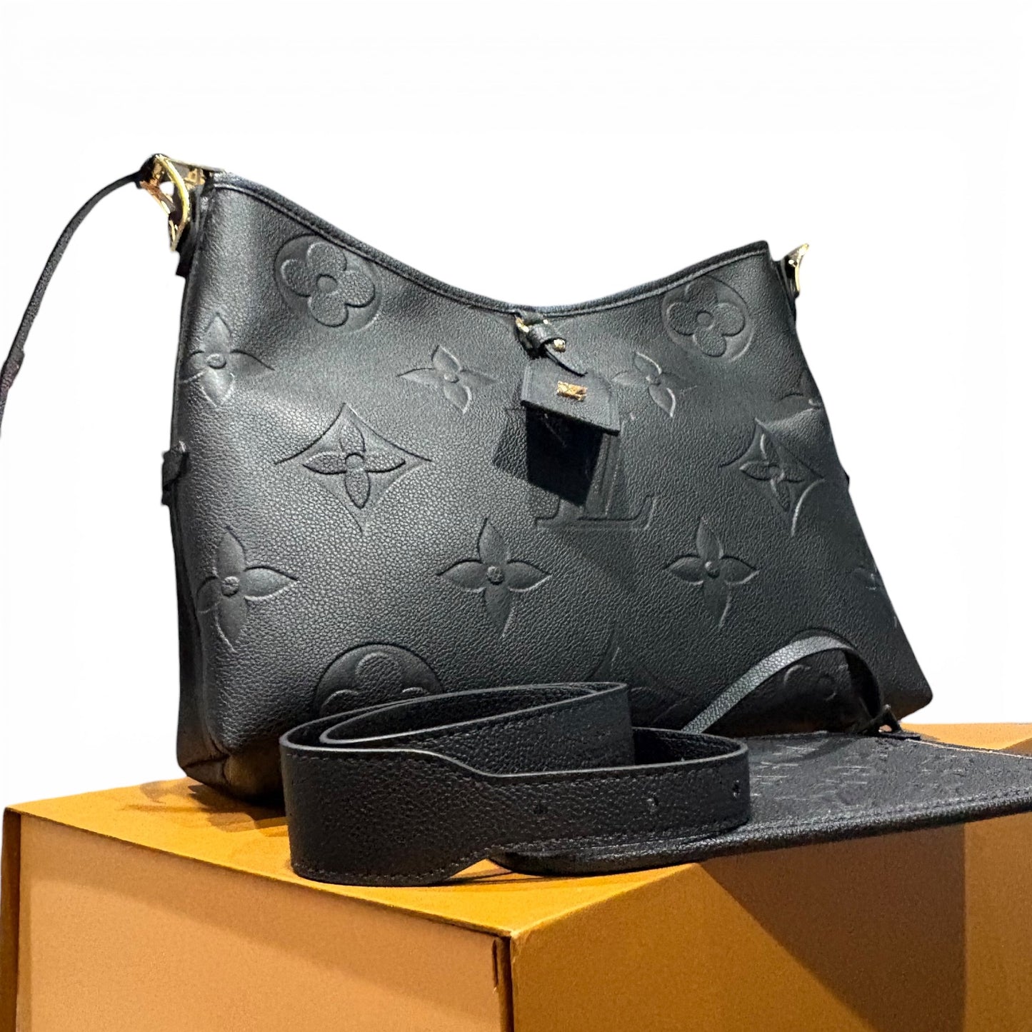 VIP/GWP Black Monogram Bag with Gift Bag