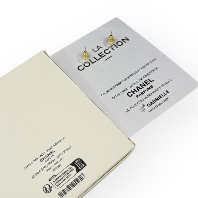VIP/GWP Gold Earrings with Gift Bag