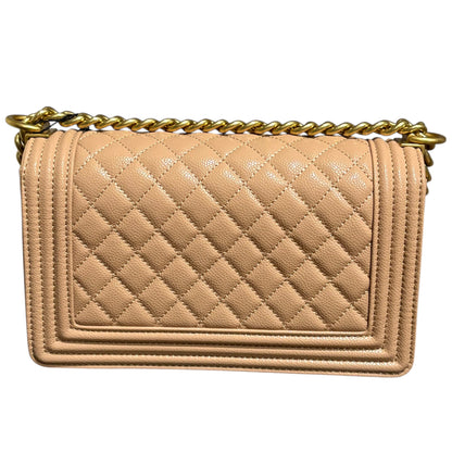 VIP/GWP Beige Le Boy Quilted Bag with Box