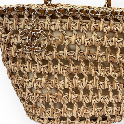 VIP/GWP Brown Woven Tote Bag