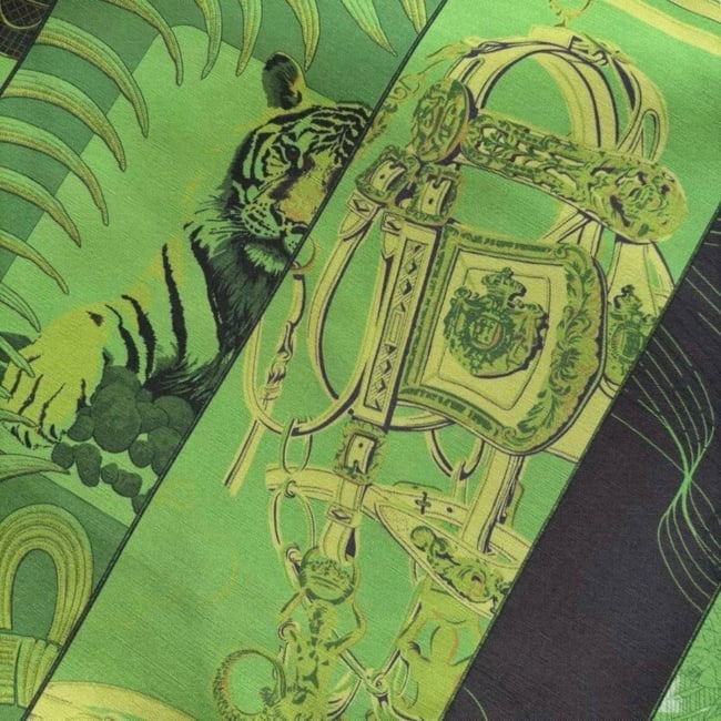 VIP/GWP Green Monogram Tote Bag