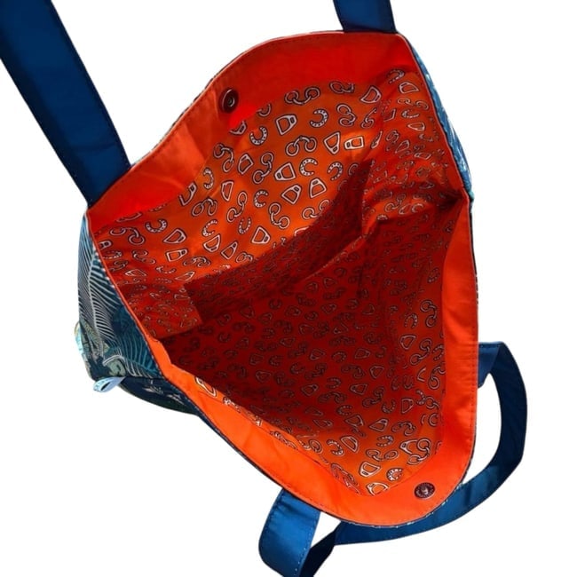VIP/GWP Blue Animal Print Tote Bag