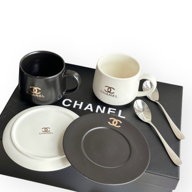 VIP/GWP Black Cup/Saucer Set with Box