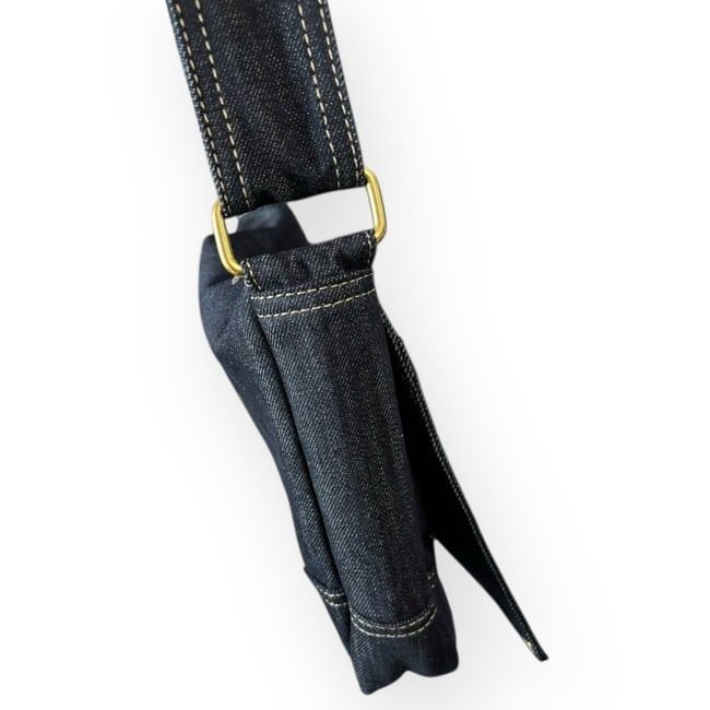 VIP/GWP Denim Messenger Bag with Box & Gift Bag
