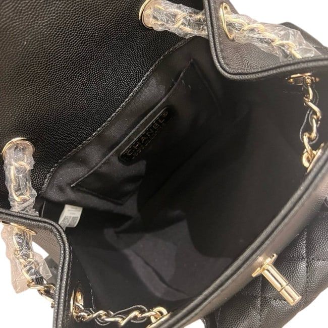 VIP/GWP Black Quilted Backpack with Box
