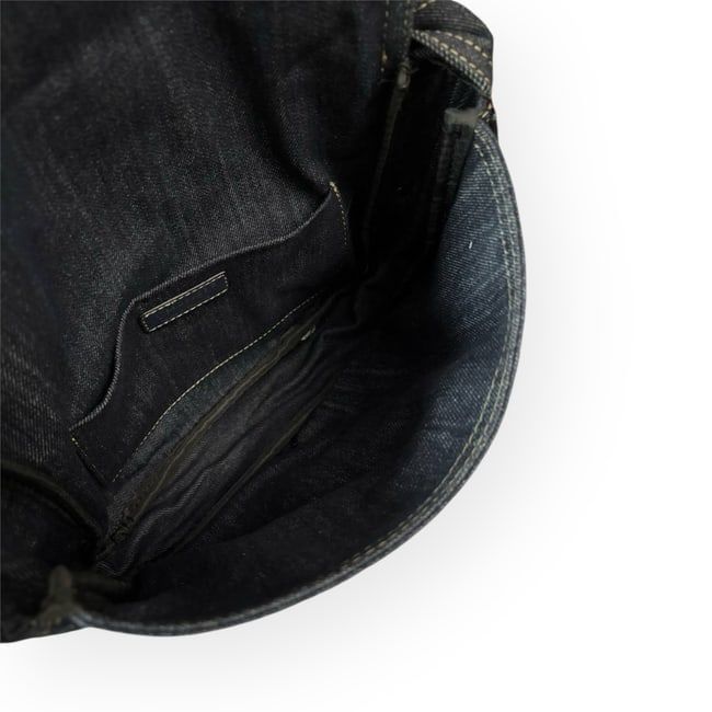 VIP/GWP Denim Messenger Bag with Box & Gift Bag