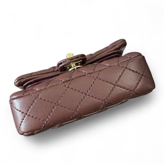 VIP/GWP Brown Classic Mini Bag with Coin Purse Charm & Box