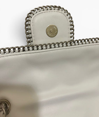 VIP/GWP White Madison Flap Bag