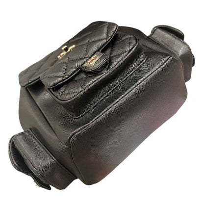 VIP/GWP Black Quilted Backpack with Box