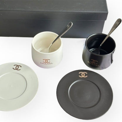 VIP/GWP Black Cup/Saucer Set with Box