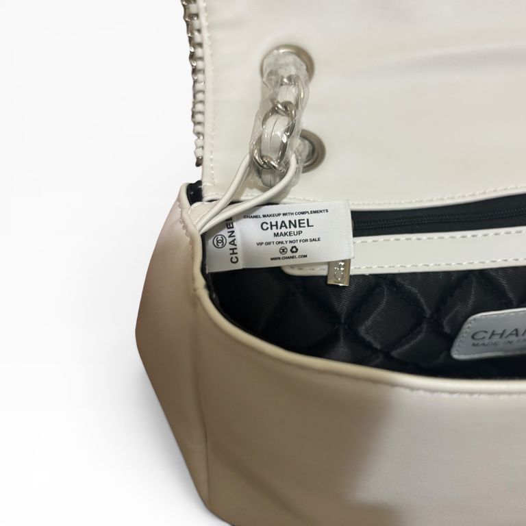 VIP/GWP White Madison Flap Bag